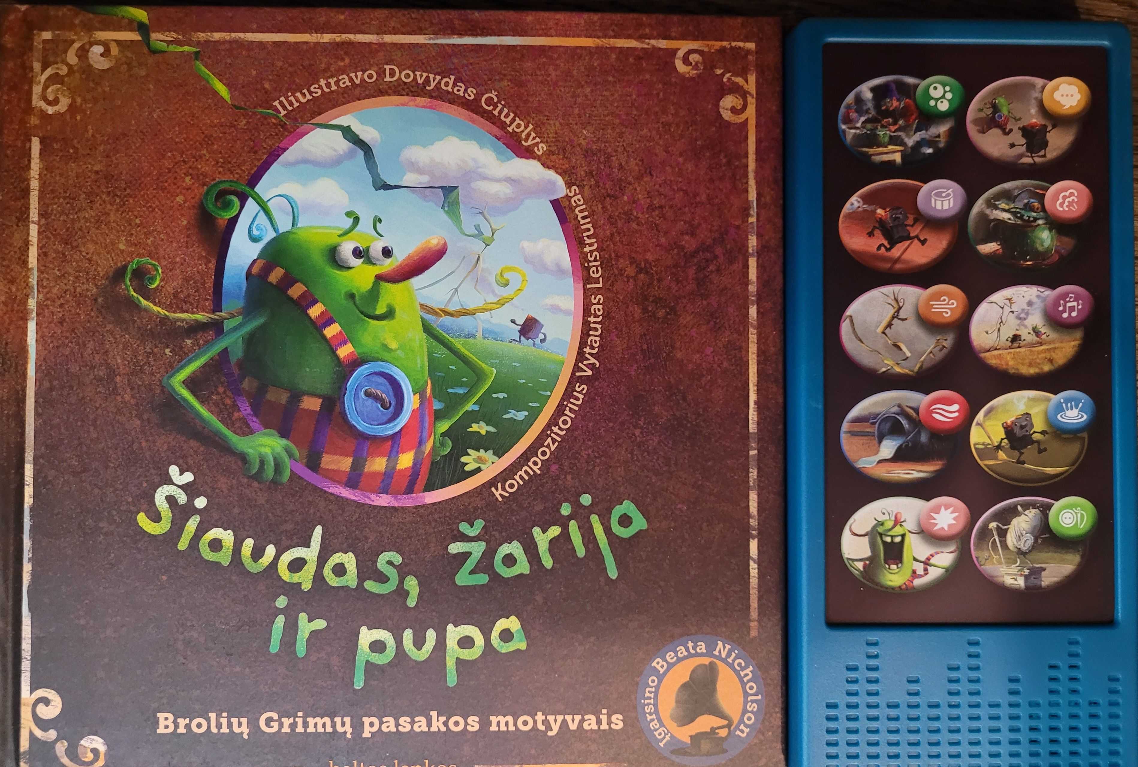 Šiaudas, žarija ir pupa