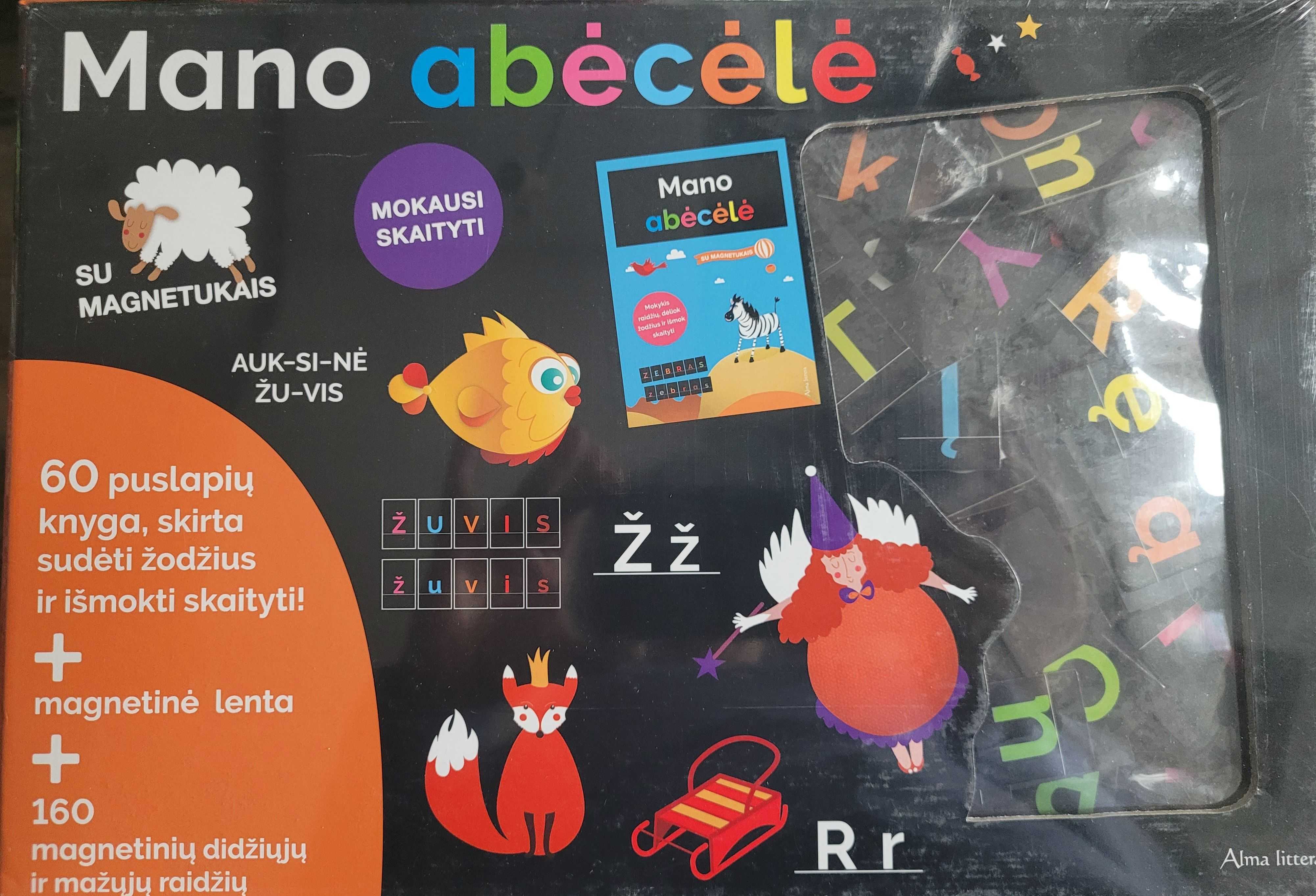 Mano abėcėlė. su magnetukais